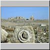 Laodicea, aqueduct piece with bathhouse remains.jpg